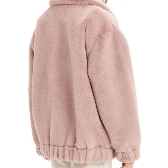 UGG KIANNA FAUX FUR JACKET IN FAWN - Picture 2 of 8